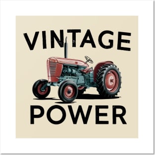 Old Tractor Posters and Art